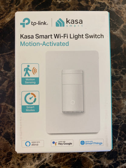 Kasa Smart Wi-Fi Light Switch Motion-Activated
