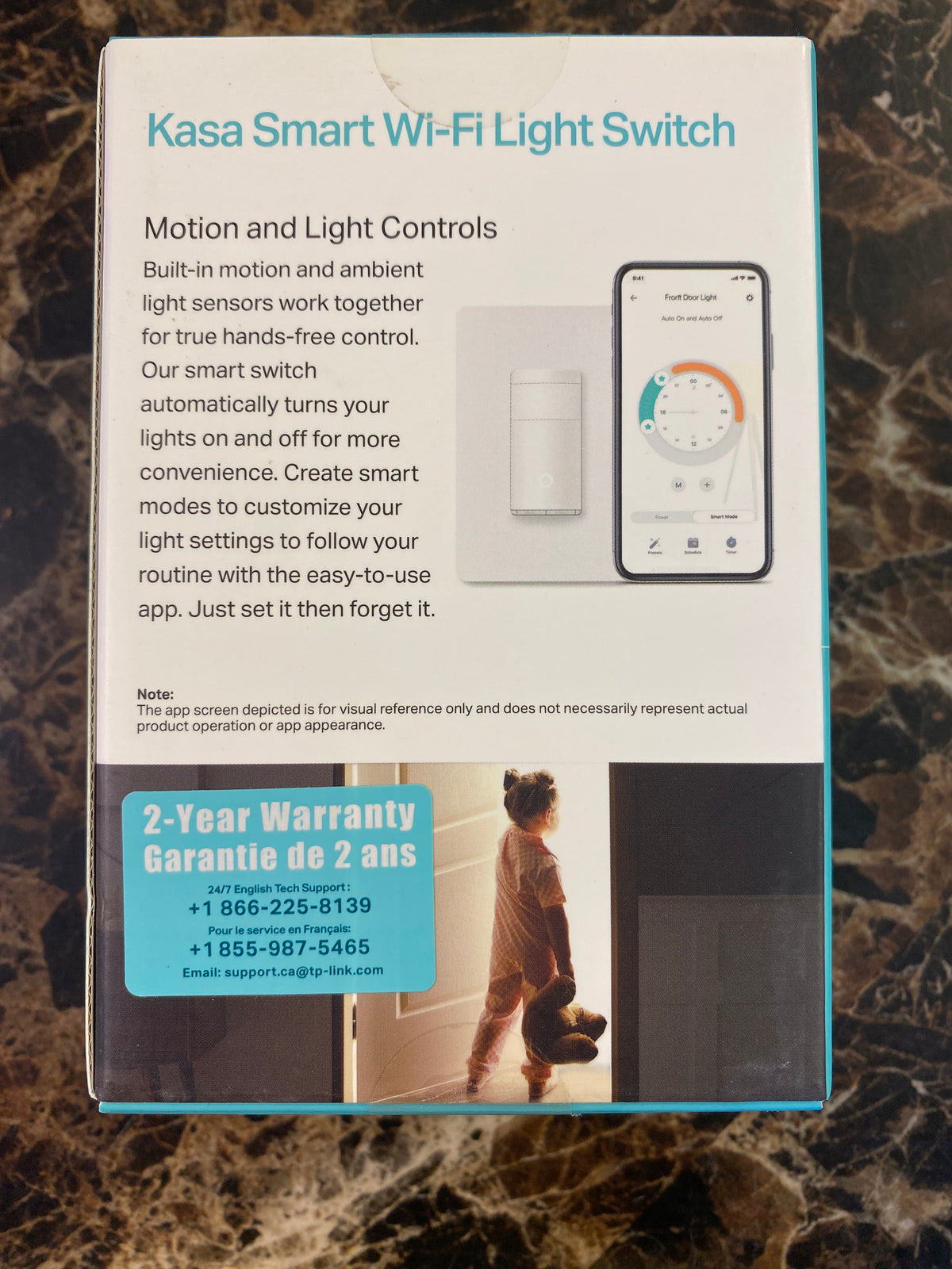 Kasa Smart Wi-Fi Light Switch Motion-Activated