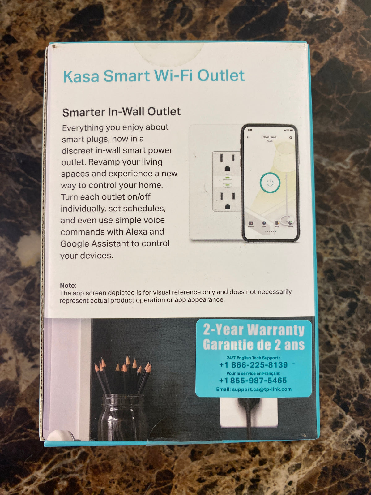 Kasa Smart Wi-Fi Outlet 2-Outlet