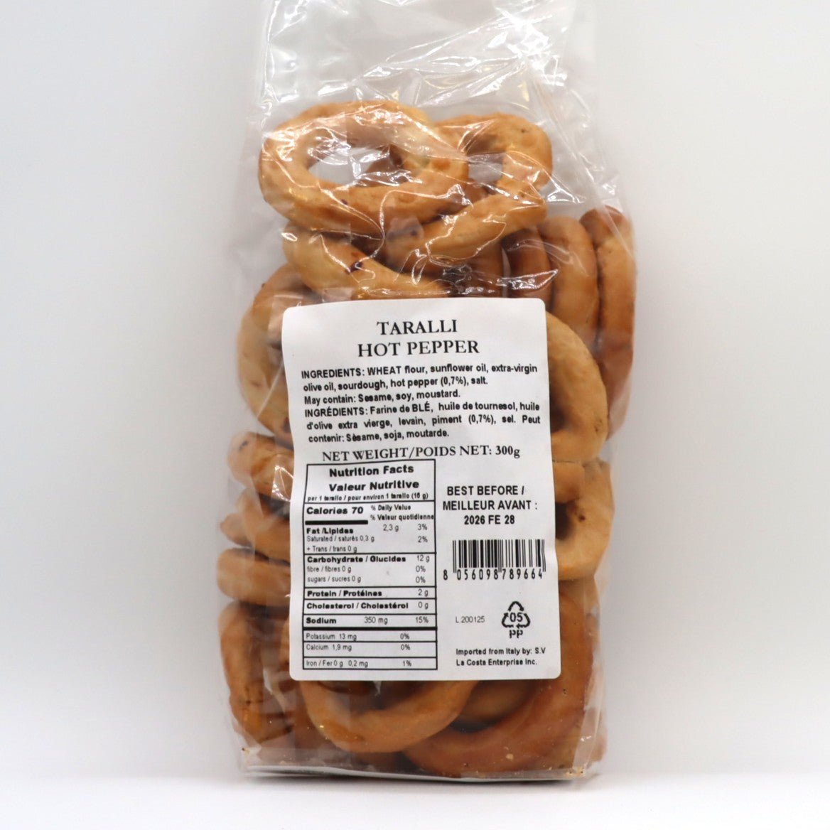 Artisan Tarali Pugliese - De Luca's Specialty Foods - AgriTech North