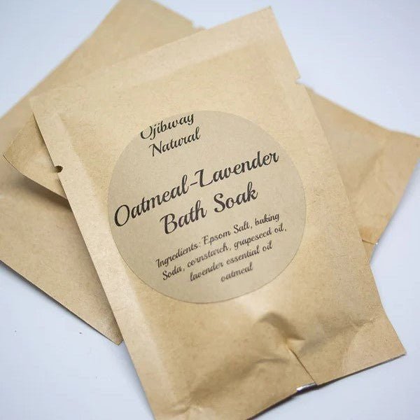 Bath Soak Singles - Oatmeal Lavender | Ojibway Natural