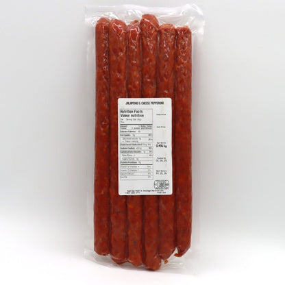 Beef/Pork - Pepperettes - Jalapeno & Cheese Peppernoi - Sunrise | Sunrise Meat & Sausage