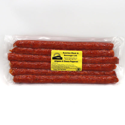 Beef/Pork - Pepperettes - Jalapeno & Cheese Peppernoi - Sunrise | Sunrise Meat & Sausage