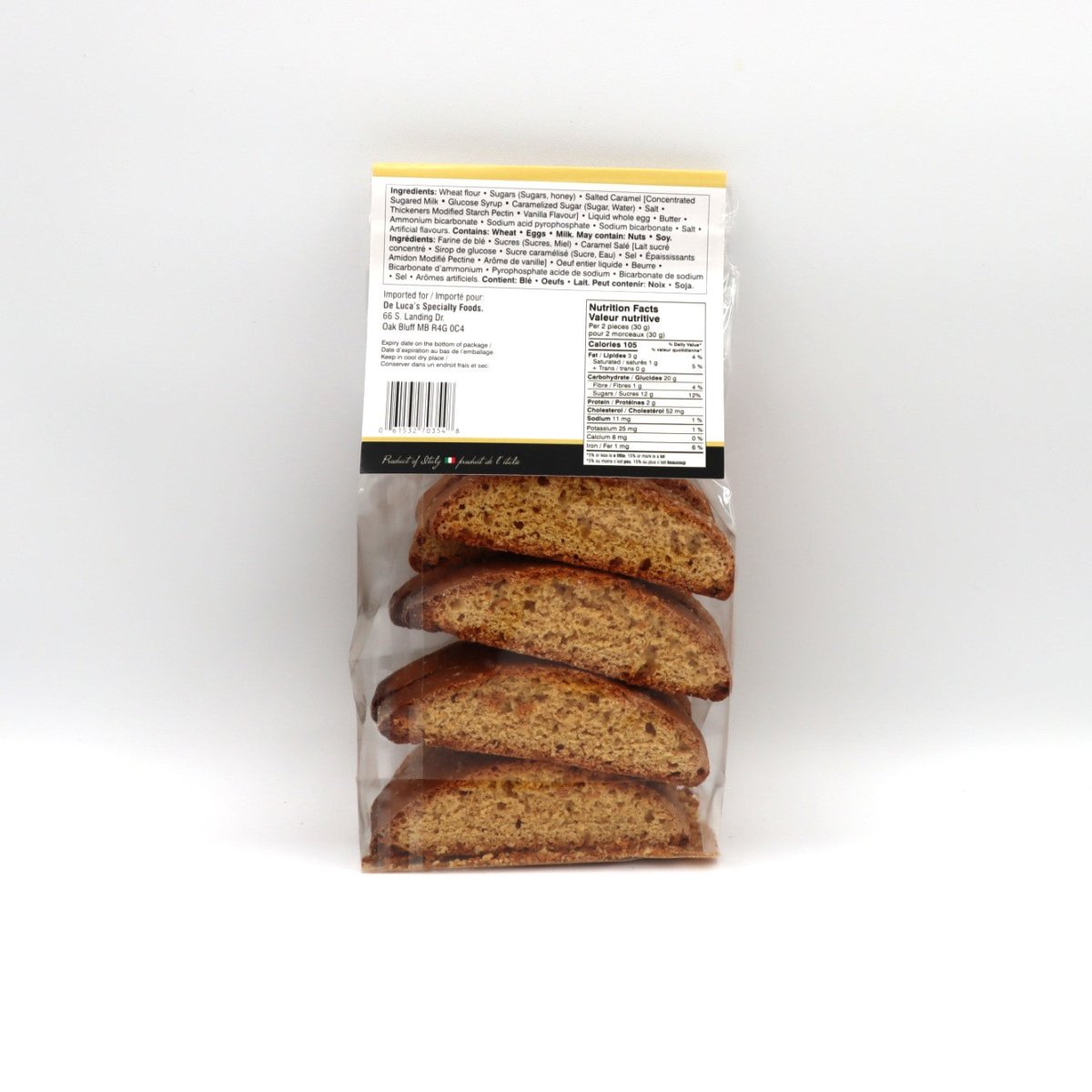 Biscotti - Salted Caramel | De Luca's Specialty Foods