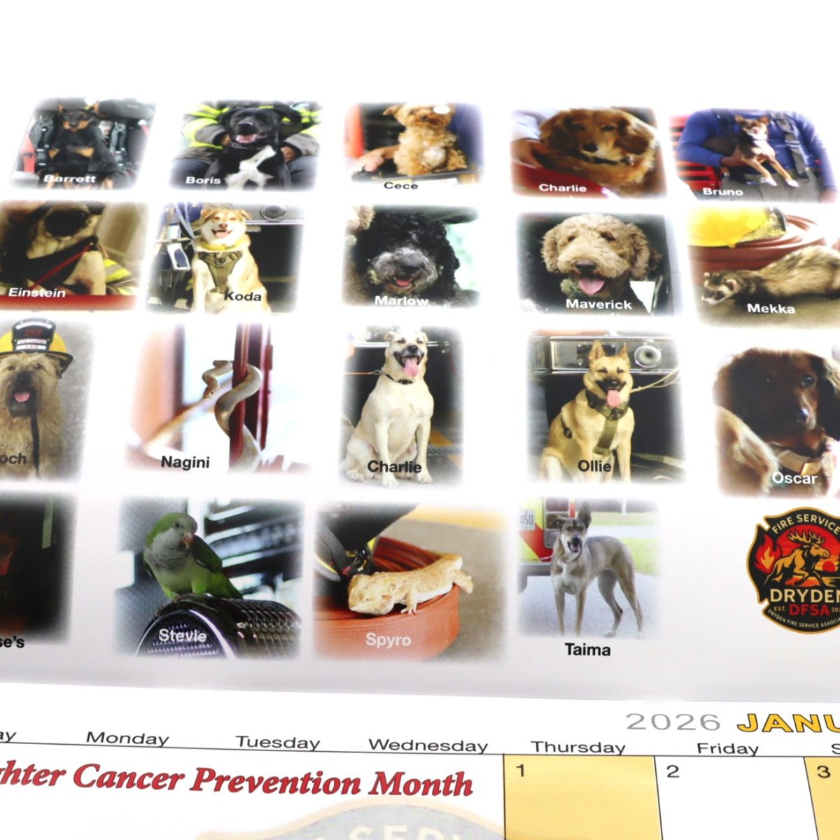 Calendar 2026 - Dryden Fire Service - AgriTech North