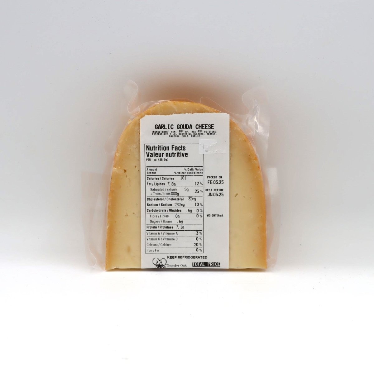 Cheese - Gouda - Garlic - Thunder Oak Cheese Farm | Thunder Oak Cheese Farm