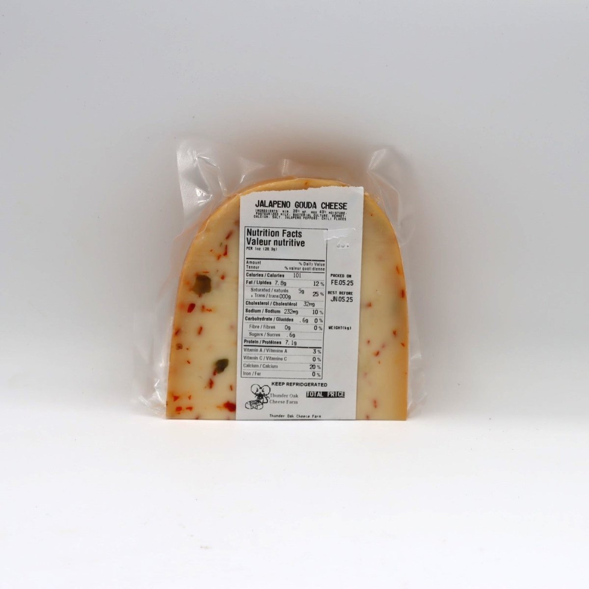 Cheese - Gouda - Jalapeno - Thunder Oak Cheese Farm | Thunder Oak Cheese Farm
