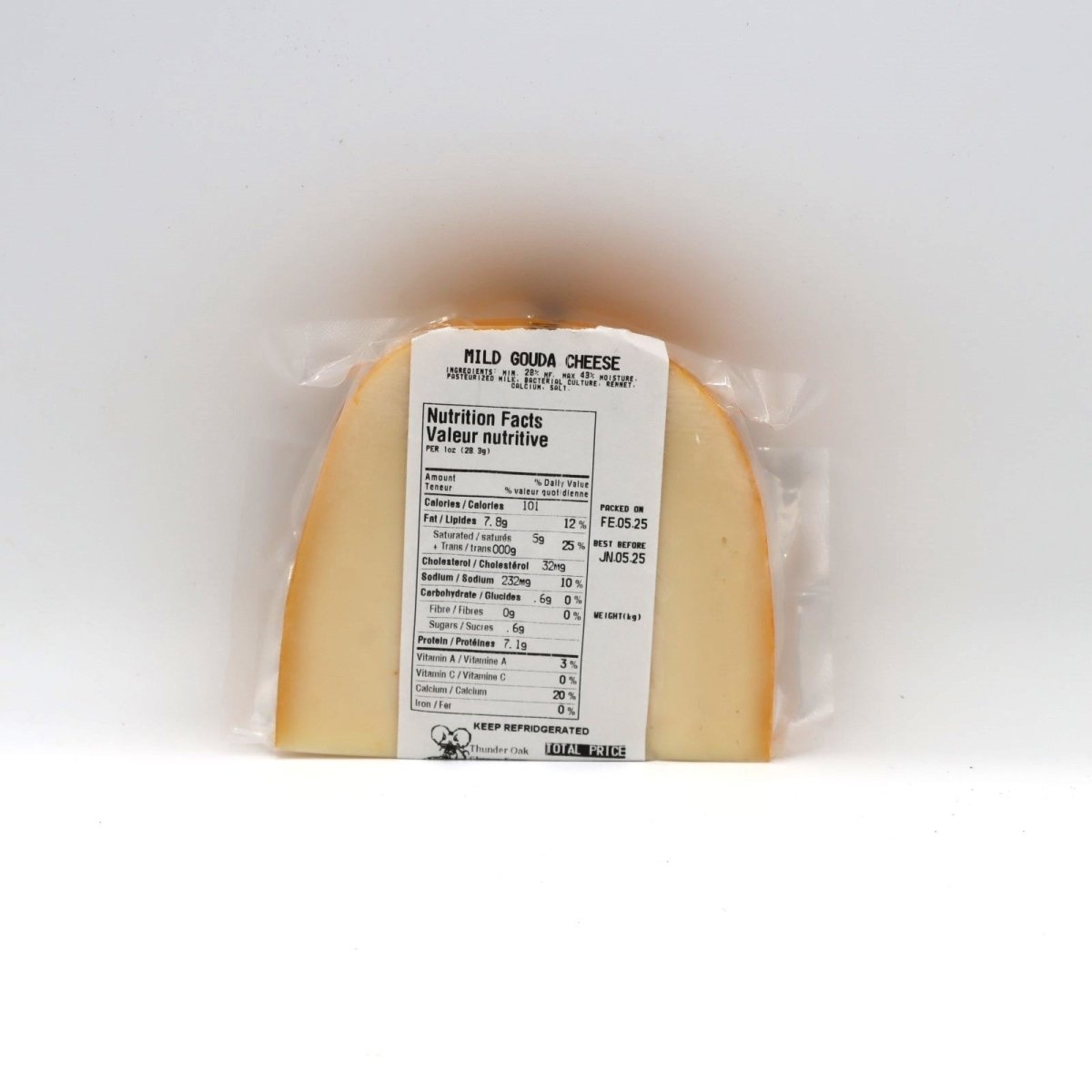 Cheese - Gouda - Mild - Thunder Oak Cheese Farm | Thunder Oak Cheese Farm