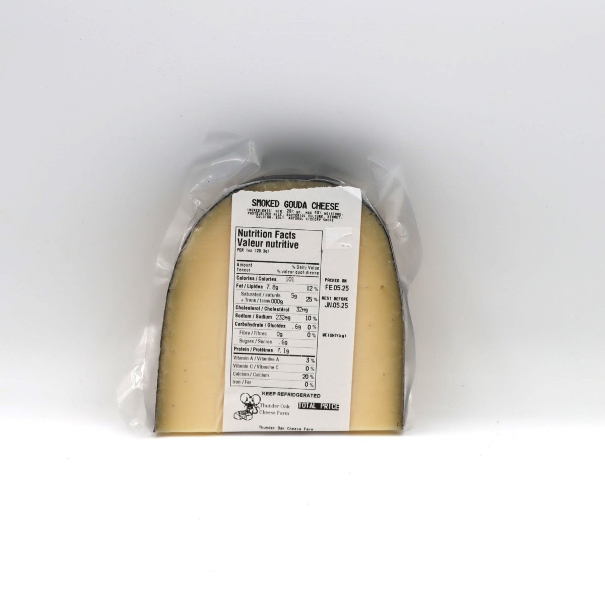 Cheese - Gouda - Smoked - Thunder Oak Cheese Farm | Thunder Oak Cheese Farm