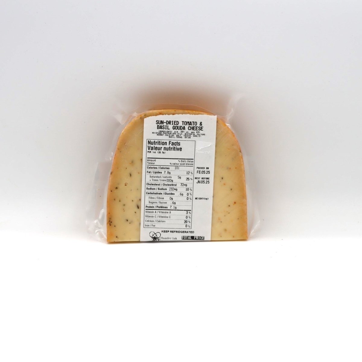 Cheese - Gouda - Sun Dried Tomato - Thunder Oak Cheese Farm | Thunder Oak Cheese Farm