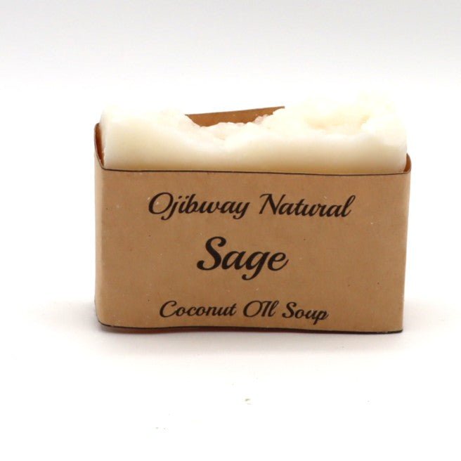 Coconut Oil Soap - Sage | Ojibway Natural