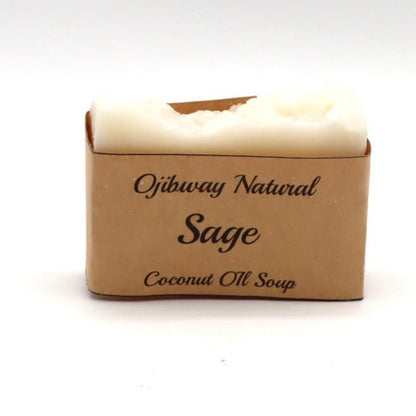 Coconut Oil Soap - Sage | Ojibway Natural