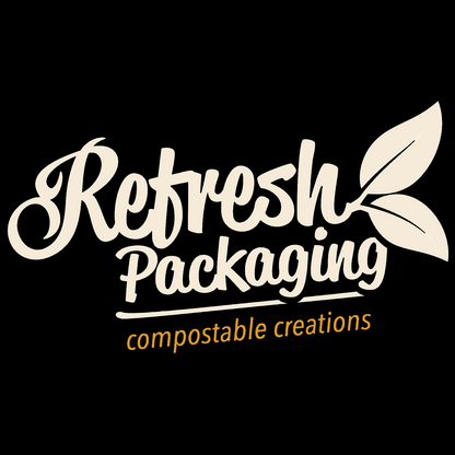 Compostable Drawstring Trash Bags - Refresh Packaging - AgriTech North