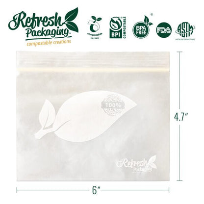 Compostable Zip - Top Bags - Refresh Packaging - AgriTech North