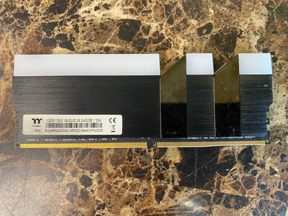 TOUGHRAM RGB Memory DDR4 3600MHz 64GB (32GB x 2)