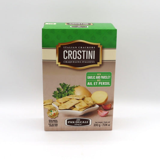 Crostini with Garlic and Parsley - De Luca's Specialty Foods - AgriTech North