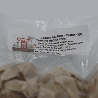Dumplings (1 dozen) - Laine’s Kitchen - AgriTech North