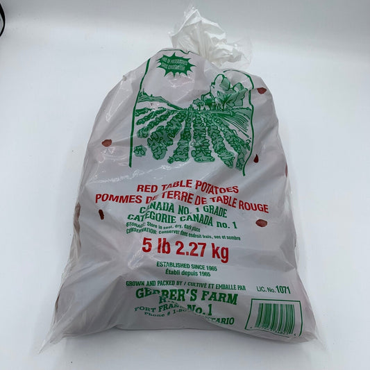 Farm Potatoes 5lb. bag - Gerber Farms - AgriTech North