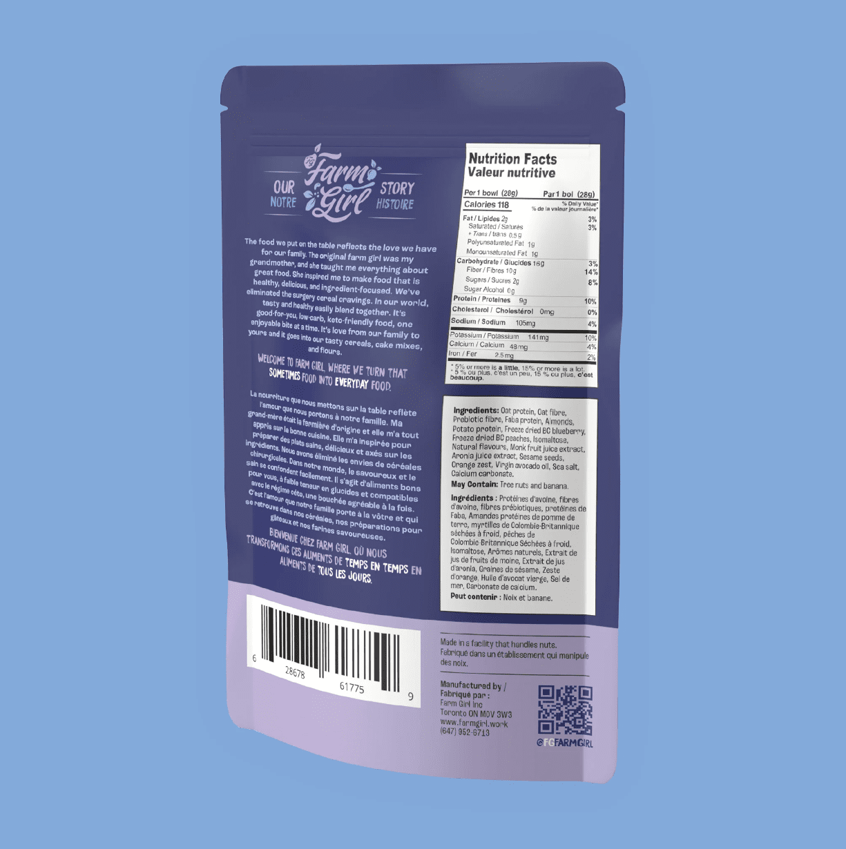 Gluten Free Cereal - Farm Girl Inc. - AgriTech North