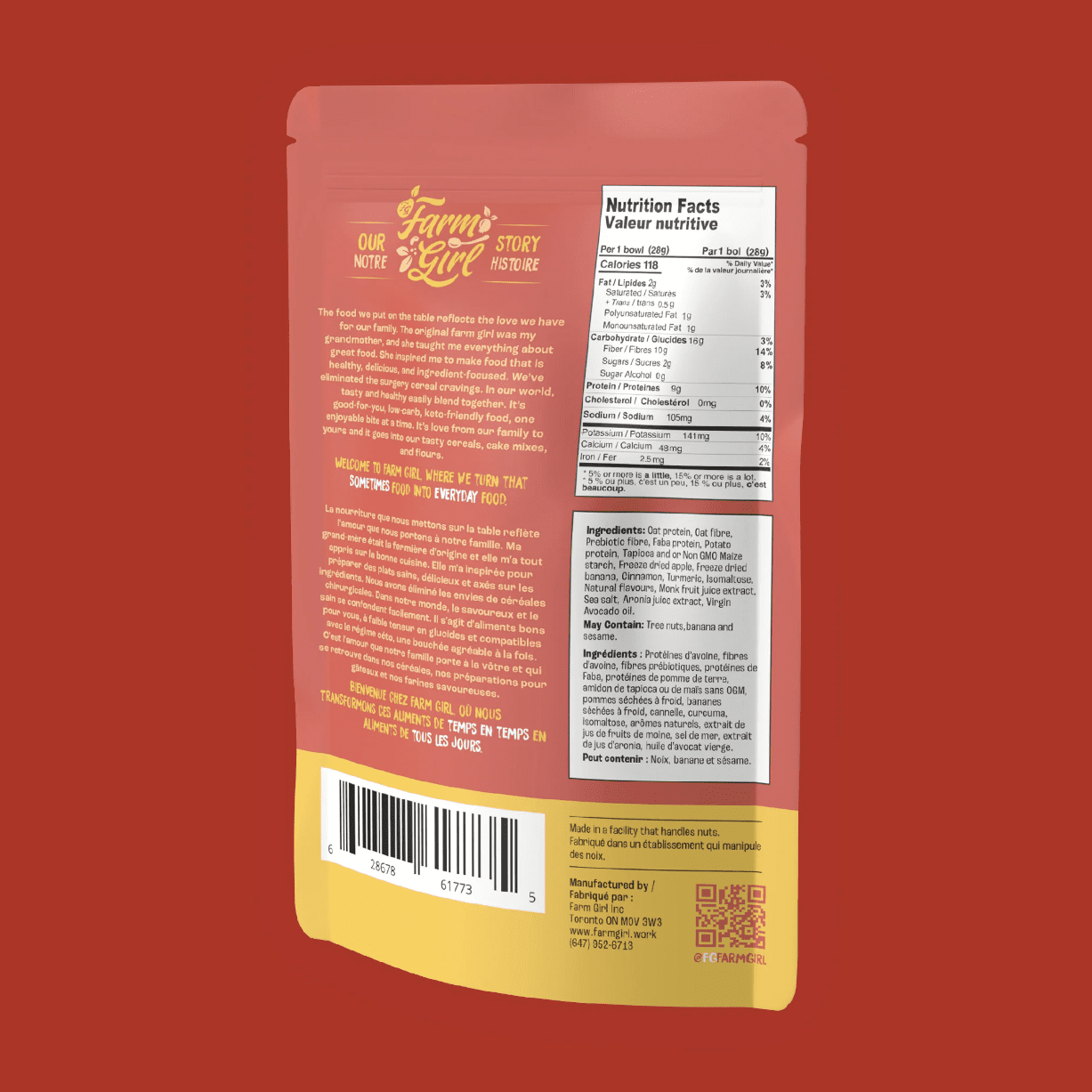 Gluten Free Cereal - Farm Girl Inc. - AgriTech North