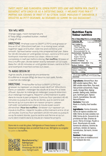 Gluten Free Loaf Mixes - Farm Girl Inc. - AgriTech North