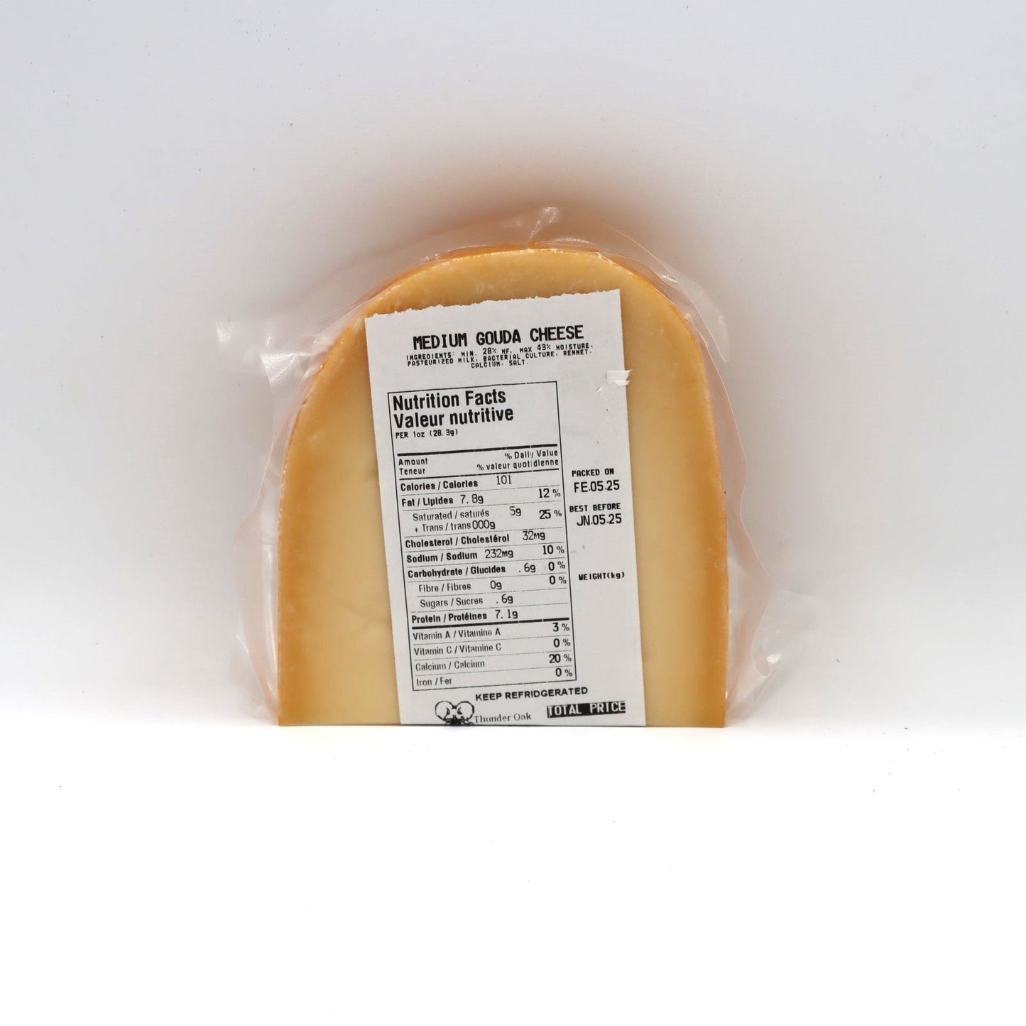 Gouda Cheese - Thunder Oak Cheese Farm - AgriTech North