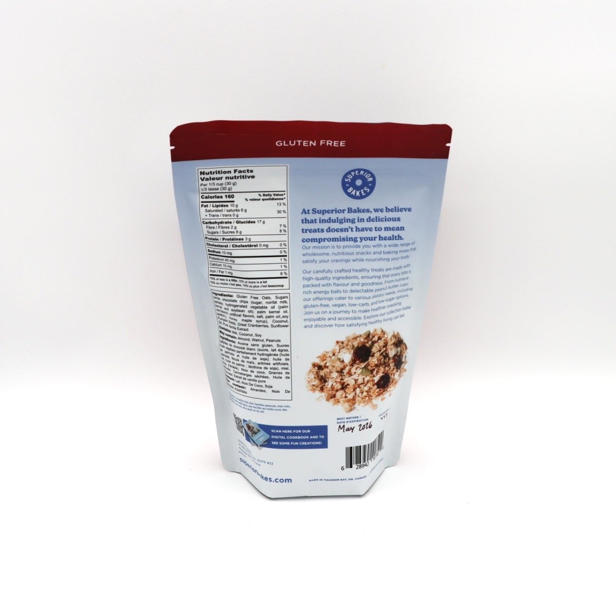 Granola - White Chocolate Cranberry | Superior Bakes