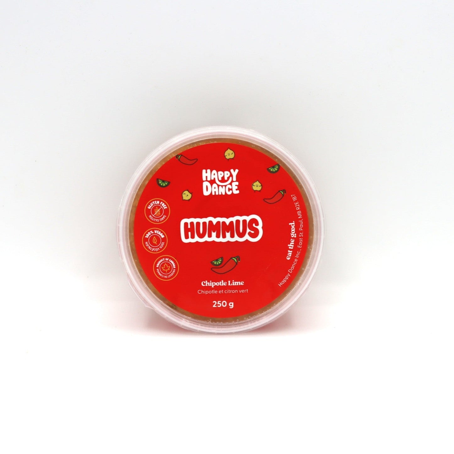 Happy Dance Hummus - De Luca's Specialty Foods - AgriTech North