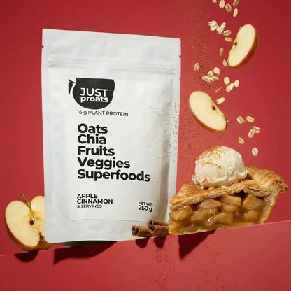 High Protein Oatmeal - Apple Cinnamon | Just Proats