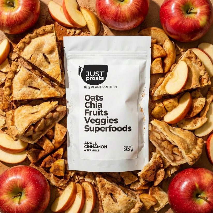 High Protein Oatmeal - Apple Cinnamon | Just Proats
