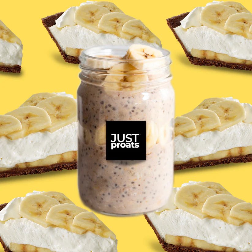 High Protein Oatmeal - Banana Cream Pie | Just Proats