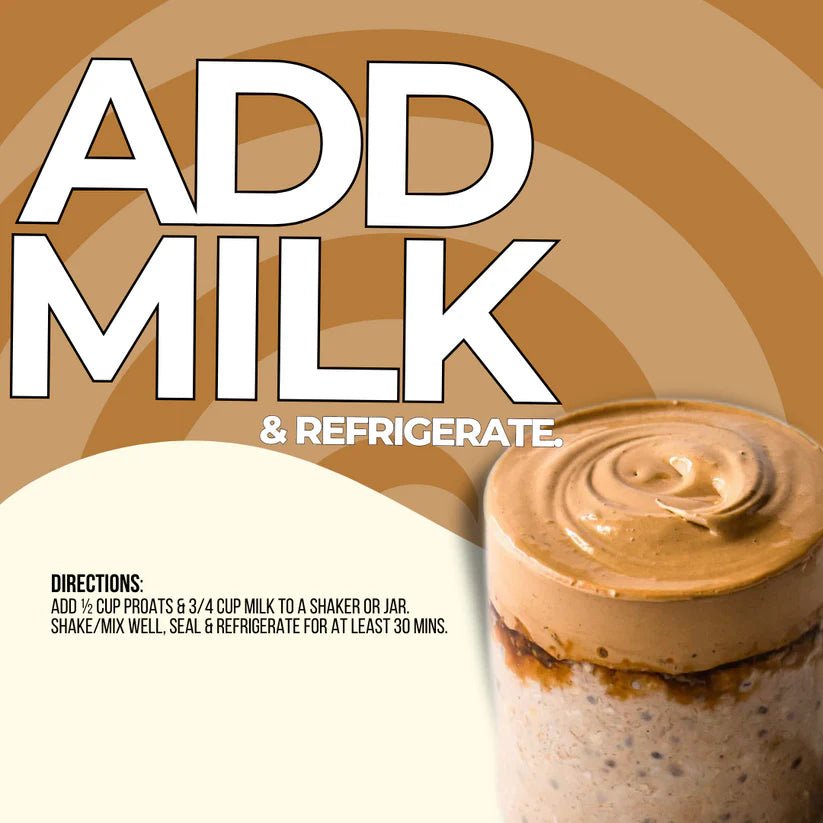 High Protein Oatmeal - Iced Cappuccino | Just Proats