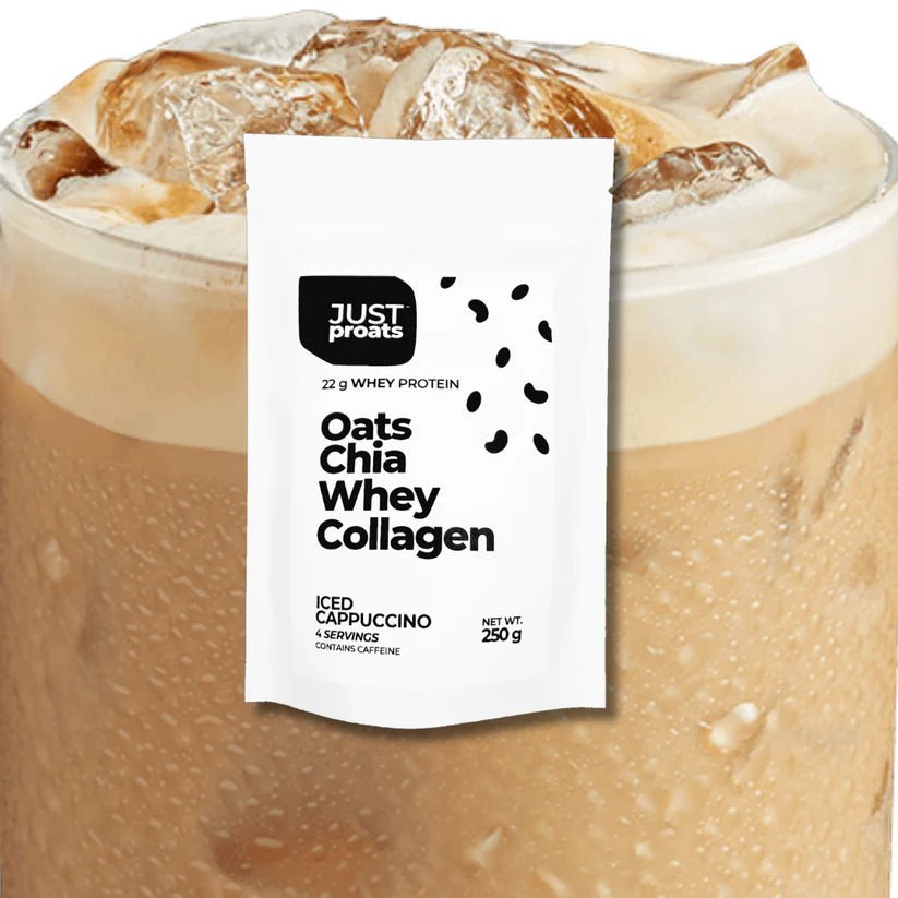High Protein Oatmeal - Iced Cappuccino | Just Proats