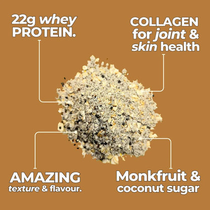 High Protein Oatmeal - Iced Cappuccino | Just Proats