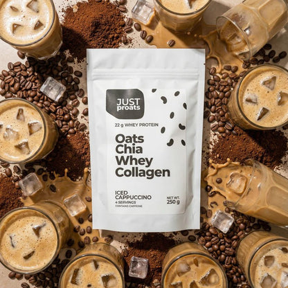High Protein Oatmeal - Iced Cappuccino | Just Proats