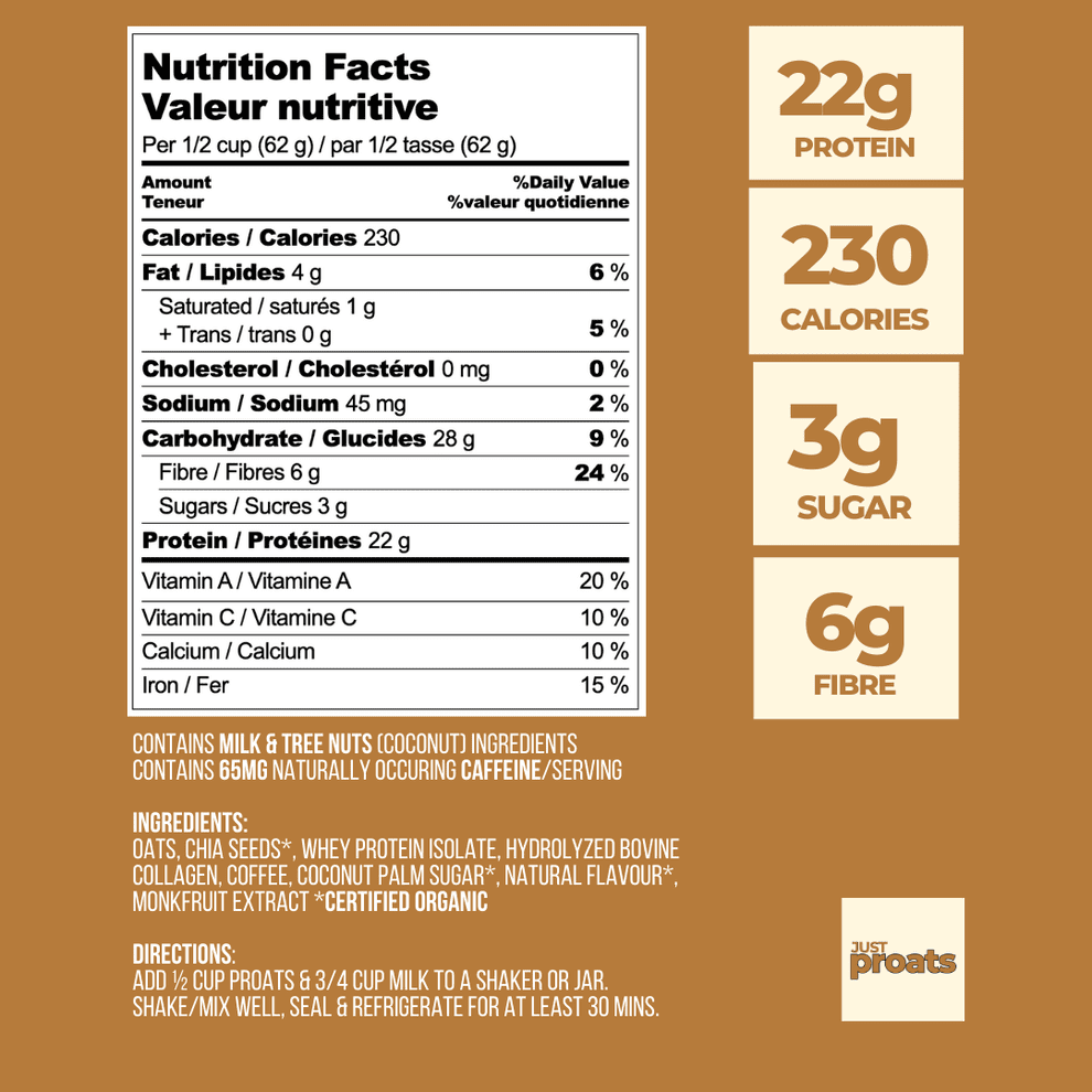 High Protein Oatmeal - Just Proats - AgriTech North
