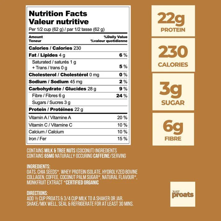 High Protein Oatmeal - Just Proats - AgriTech North