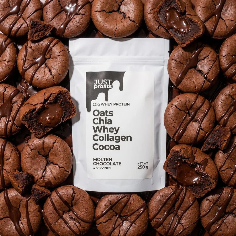 High Protein Oatmeal - Molten Chocolate | Just Proats