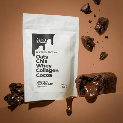 High Protein Oatmeal - Molten Chocolate | Just Proats