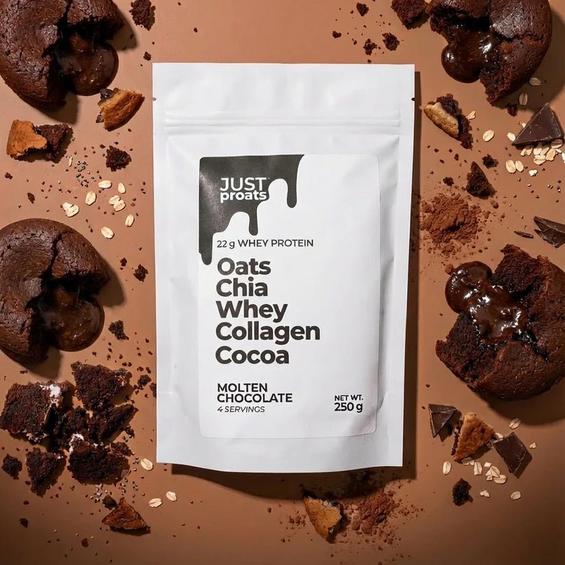 High Protein Oatmeal - Molten Chocolate | Just Proats