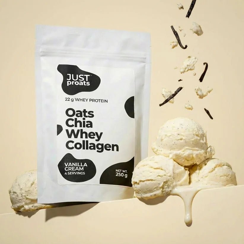 High Protein Oatmeal - Vanilla Cream | Just Proats