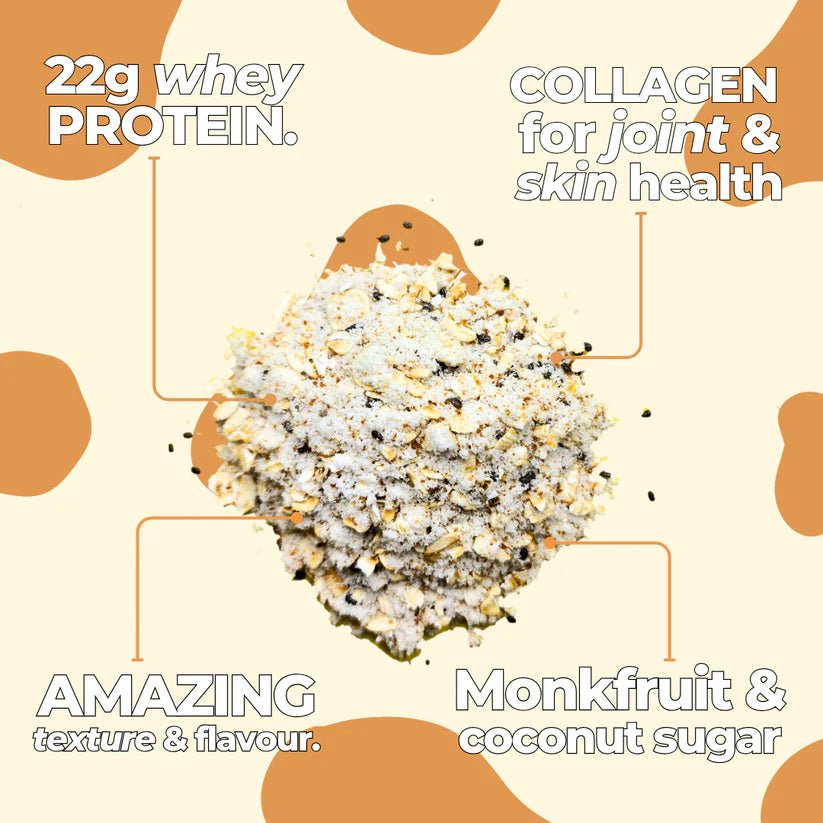 High Protein Oatmeal - Vanilla Cream | Just Proats