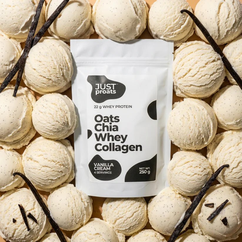 High Protein Oatmeal - Vanilla Cream | Just Proats
