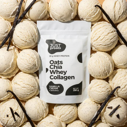 High Protein Oatmeal - Vanilla Cream | Just Proats