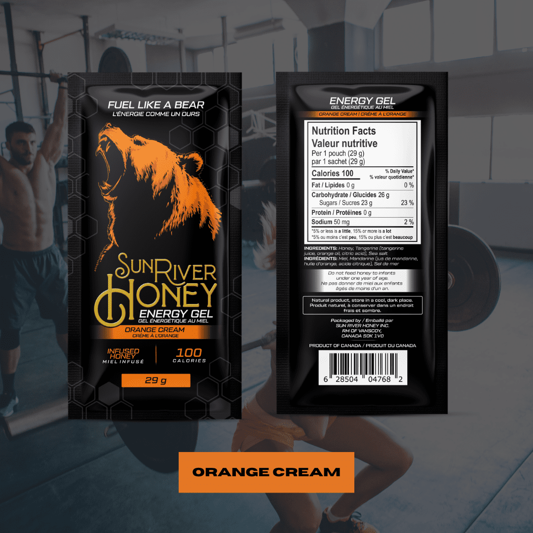 Honey Energy Gel Packs - Sun River Honey - AgriTech North