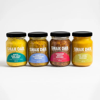 Mustard - 4pk Variety - White Box | Smak Dab