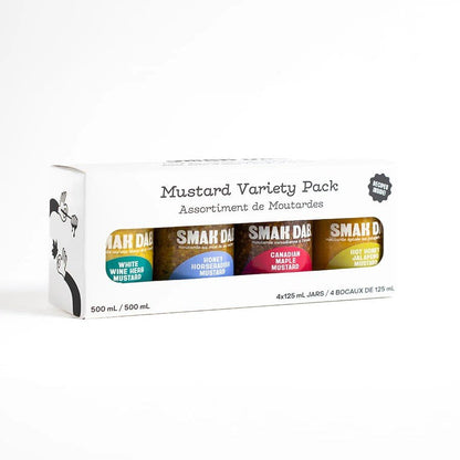 Mustard - 4pk Variety - White Box | Smak Dab