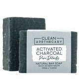 Natural Soap Bar - Activated Charcoal | Clean Apothecary