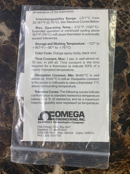 Omega Precision Thermistor Element 44030