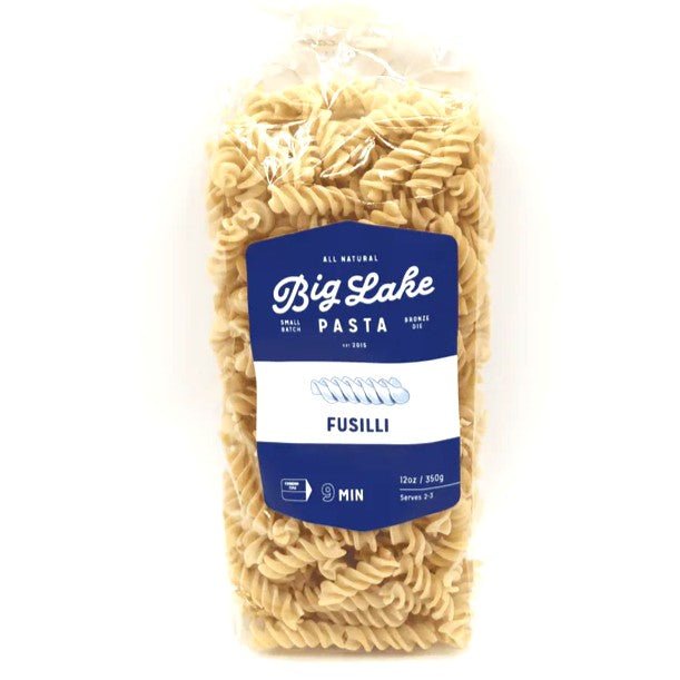 Pasta - Fusilli - Durum Semolina | Big Lake Pasta